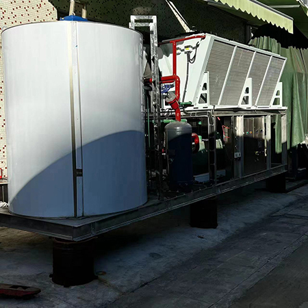 30噸片冰機(jī)定制款交付某食品廠使用