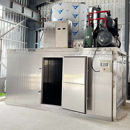 20噸片冰機交付山東威海某水產養殖場