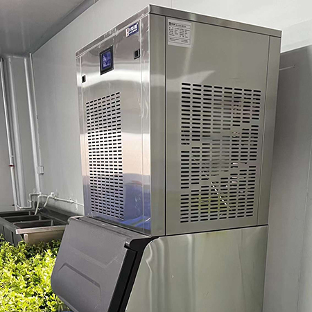 500公斤雪花制冰機交付廣東深圳某火鍋店