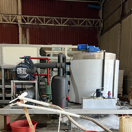 15噸片冰機發往新疆某食品廠